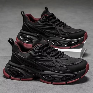 Chaussures de sport décontractées tendance à lacets, légères, respirantes et antidérapantes, style « Dad Shoes » à semelle épaisse, vente en gros - Product Image 3