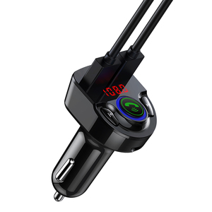 Chargeur de voiture portable G32 Type C PD 18W, adaptateur de charge rapide, double port USB, émetteur FM pour voiture, <span class=keywords><strong>prise</strong></span> de charge pour câble <span class=keywords><strong>iPhone</strong></span> - Product Image 4