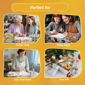 ILAND Air Dry Clay artigianato per ragazze adolescenti come fai da te progetto di <span class=keywords><strong>Mini</strong></span> cibo, Kit di argilla artigianale di festa del pane - Product Image 5
