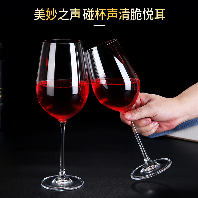 Fast delivery 660ml Handmade crystal red wine glass goblet