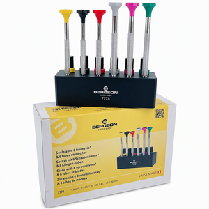 <span class=keywords><strong>Kit</strong></span> di riparazione orologio sei cacciaviti Set cacciavite orologiai strumento di riparazione della tabella degli strumenti - Product Image 4