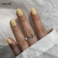 Kit de 30 faux ongles en acrylique Easywell, très demandé, couverture complète en gel, courts, à presser, prêts à être expédiés, en stock avec boîte personnalisée