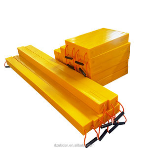 UHMWPE Crane Outrigger Pad Plate Cribbing Blocks Jack Pad pour les pompes - Product Image 6