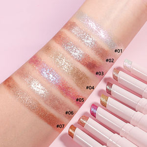 Venta al por mayor a granel de alto pigmento hidratante brillo resaltador <span class=keywords><strong>Stick</strong></span> maquillaje de larga duración de alto brillo hinchable Jelly sombra de ojos <span class=keywords><strong>Stick</strong></span> - Product Image 6