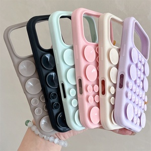 Funda de silicona con ventosa para iPhone 17 Pro Max, accesorios de agarre adhesivo para teléfonos móviles iPhone 17, 16, 15, 14, 13 - Product Image 3