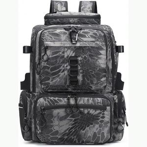 Échantillon gratuit : Sac à dos de pêche avec porte-cannes, porte-bouteille et sac de rangement pour équipement de pêche - Product Image 5