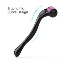 Rouleau Derma DRS 540 personnalisé OEM/ODM, rouleau à micro-aiguilles en titane portable, aiguilles de 0,5 mm/1,5 mm, adapté aux soins de la peau à domicile
