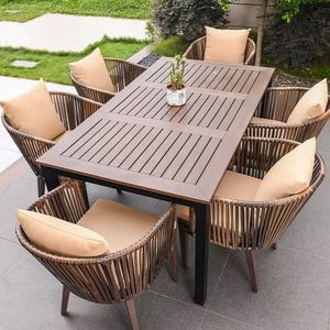 <span class=keywords><strong>Mesa</strong></span> y silla para exteriores Villa patio jardín terraza ocio <span class=keywords><strong>mesa</strong></span> <span class=keywords><strong>de</strong></span> madera <span class=keywords><strong>de</strong></span> plástico combinación <span class=keywords><strong>de</strong></span> <span class=keywords><strong>mesa</strong></span> y silla <span class=keywords><strong>de</strong></span> ratán para exteriores - Product Image 1