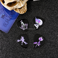Plektrum Gitar Bass Grosir Model Terbaru Tebal 0.46 1.5mm Desain Baru Cetak Pola Personal Seluloid