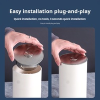 Couvercle décoratif rond en acier inoxydable de style moderne pour toit en PVC, drain de sol, égout, silencieux désodorisant