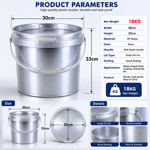 Decorative Silver <b>Glitter</b> Paint Eco Friendly Waterborne Metallic Coating - Product Image 3