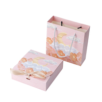 Confezione Regalo per Cosmetici con Design Unico in Stile Dipinto a Olio, Scatola a Conchiglia per Piccoli Regali Festivi per Donne