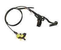 Ensemble de frein hydraulique avant/arrière JY pour moto tout-terrain - Kit de remplacement avec maître-cylindre et étrier en alliage d'aluminium et conduite de liquide