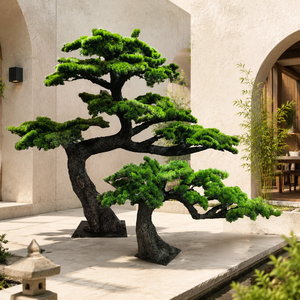 Sapin artificiel de luxe 100% fait main sur mesure 2m*2m pour les designers d'intérieur, les espaces commerciaux, les hôtels et les villas - Product Image 2