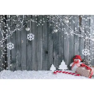 Рождественский фон для фотосъемки с камином деревянный дом конфеты подарок фон для фотосъемки студийный баннер