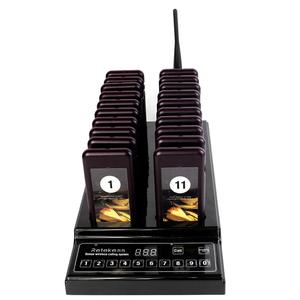 999 Channel 20 <strong>Call</strong> Coaster Pager <strong>Wireless</strong> <strong>Queue</strong> Manage <strong>System</strong> for Restaurant Equipments Retekess T112 - Product Image 1