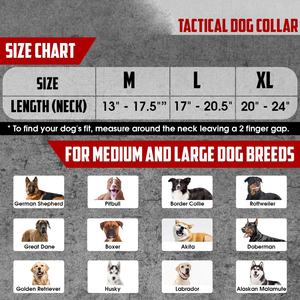 कस्टम समायोज्य भारी शुल्क सामरिक कुत्ते कॉलर के साथ हैंडल कोबरा बकल सामरिक कुत्ते कॉलर एक हाथ त्वरित रिलीज कुत्ते कॉलर - Product Image 6