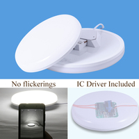 Plafonnier LED rond pour chambre à coucher, 15W, 20W, 30W, 40W, 50W, lampe de plafond, éclairage LED pour plafond