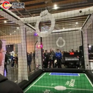 Ballon de football gonflable en PVC portable, cage de football gonflable, nouveau design, télécommande, arène de football gonflable, souffleur, type d'obstacle, vente - Product Image 5