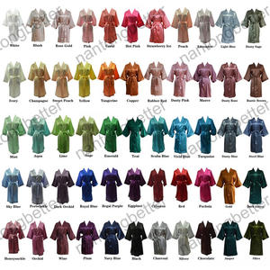 Vestido de novia de seda satinada para dama de honor, vestidos de novia de 55 colores, envío rápido - Product Image 5