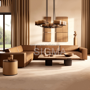 Modern Fabric Modular Set-Eco-Friendly Sectional L-Shape Wood <b>Legs</b> <b>for</b> Apartment Living Room Hotel Villa Use | - Product Image 1