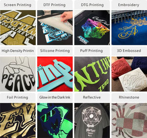 เสื้อยืดผ้าฝ้ายโอเวอร์ไซส์พิมพ์ลายสำหรับ350 280 300 GSM heavyweight ป้ายสั่งทำได้ - Product Image 6