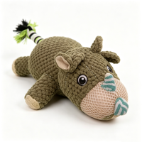Nouveau jouet à mâcher pour chien en peluche douce et économique, en velours de maïs, résistant aux morsures, pour le soin des dents, écologique