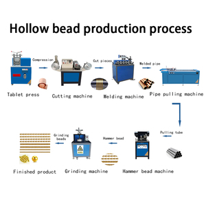 Hasung takı altın gümüş bakır pirinç Hollow topu yapma üretim hattı boru çizim tüp kaynak top yapma makinesi - Product Image 6