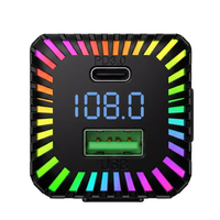 LS Lecteur MP3 Bluetooth portable universel pour voiture avec chargeur de téléphone et lumière LED, idéal pour la lecture de musique – Meilleures ventes