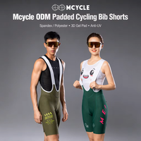 Cuissard de cyclisme unisexe Mcycle rembourré pour VTT, vélo de route, gravel, entraînement en salle, Pro Aero Team, grandes tailles, Elite