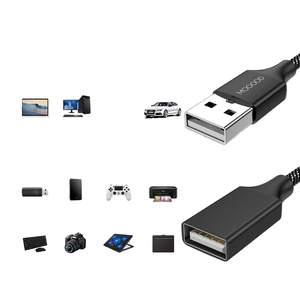 <strong>USB</strong> <strong>2.0</strong> Dual Port Extension Data Cable Stock <strong>USB</strong> <strong>Splitter</strong> - Product Image 3