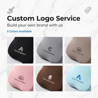 Coussin de soutien cervical en mousse à mémoire de forme pour voiture, support d'épaule, appui-tête universel, multicolore, logo personnalisé