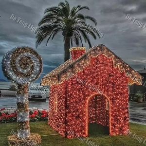 Large <b>Lighted</b> <b>Christmas</b> House Decoration for Outdoor Malls City Plazas Parks Resorts and Winter Festival Projects - Product Image 2