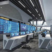 Centre de commande bureau centre de répartition/diffusion/CCTV hauteur réglable salle de contrôle Console opérations meubles