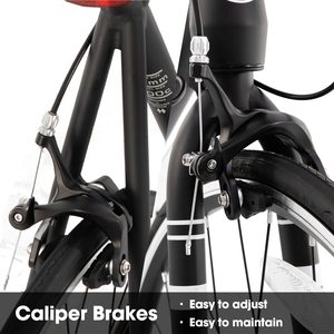 Bicicleta de Carretera JOYKIE con Cuadro Rígido (Sin Amortiguador Trasero) 700C de 14 Velocidades HHD7003, Estilo Clásico - Product Image 2