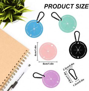 Support de rangement portable en PVC pour sacs à déjections canines, avec logo personnalisé, écologique, de haute qualité, à clipser, avec boucle de fixation – Vente chaude - Product Image 4