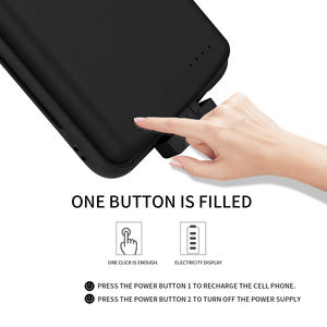 Estuche de batería portátil inteligente para <span class=keywords><strong>Samsung</strong></span> <span class=keywords><strong>A13</strong></span> 5000mAh Power Bank con función de carga inalámbrica - Product Image 5