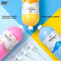 Peinture acrylique 24 couleurs de Chine, conditionnée en seau de 2L et en tube souple ; séchage rapide, imperméable