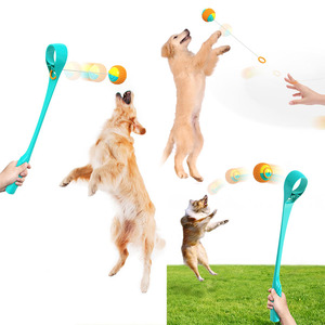 <span class=keywords><strong>Lanceur</strong></span> de tennis non automatiques, tuyau à lancer, jouet à mâcher, pour l'extérieur, entraînement interactif, nouveauté - Product Image 1