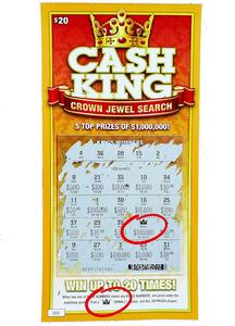 定制标志印刷逼真的100万美元中奖彩票和刮刮卡插科打套恶作剧彩票刮刮卡 - Product Image 4