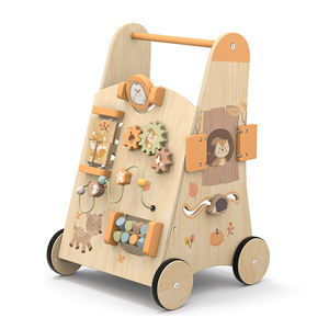 Oem montessori הליכה צעצועי הליכה מעץ עבור תינוקות 6-12 חודשים w16e302 - Product Image 1
