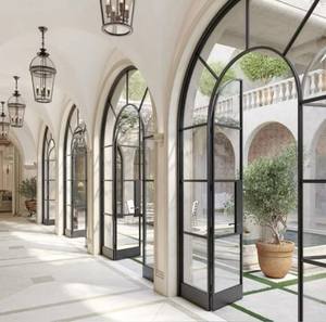 Puerta <span class=keywords><strong>de</strong></span> Rejilla <span class=keywords><strong>de</strong></span> Estilo Francés <span class=keywords><strong>de</strong></span> Alta Calidad ALUFRONT, Puerta Doble Exterior <span class=keywords><strong>para</strong></span> Residencia, Puertas Francesas Interiores <span class=keywords><strong>de</strong></span> Vidrio <span class=keywords><strong>para</strong></span> <span class=keywords><strong>Casa</strong></span> - Product Image 6