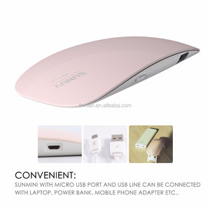 שנזן הדגם העדכני ביותר באיכות מיני נייד צורת שעון מסמר מייבש הוביל 9 w הוביל מנורת מסמר uv ריפוי ג 'ל פולני מייבש ציפורניים תחנת - Product Image 5