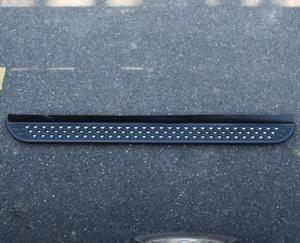 Aftermarket Hongqi Hs3 Hs5 Hs7 <b>Black</b> Starry Car Side Step Plastic and Silver Stainless Steel Surface - Product Image 1