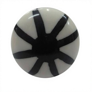 Hand Finished Blue and <b>White</b> Resin Drawer Dresser <b>Knobs</b> Furniture Hardware Home Office Decoration Kitchen Bedroom Drawer Cabinet - Product Image 5