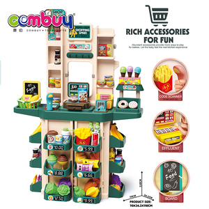 Juego <span class=keywords><strong>de</strong></span> Juguetes <span class=keywords><strong>de</strong></span> Supermercado con <span class=keywords><strong>Caja</strong></span> <span class=keywords><strong>Registradora</strong></span> y Mesa <span class=keywords><strong>Grande</strong></span> - Product Image 2
