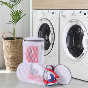 Portable léger fermeture éclair Sneaker sac à <span class=keywords><strong>linge</strong></span> réutilisable sac de lavage de chaussures Anti-déformation haute efficacité pochette chaussures sac de lavage - Product Image 2