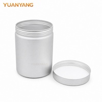 Conteneur en aluminium OEM, boîte en métal argentée pour les vitamines, les capsules, les comprimés et l'emballage de poudre