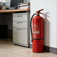 Extincteur à mousse automatique portable rouge 6 kg certifié ISO 14001, marque WK, modèle MS/ABEF9, compatible DCP, sur mesure