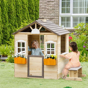 Adventures <span class=keywords><strong>Cottage</strong></span> Cabane en bois pour enfants Jardin extérieur Jeux de simulation Jardin Enfant Maison de <span class=keywords><strong>jeu</strong></span> en bois - Product Image 6